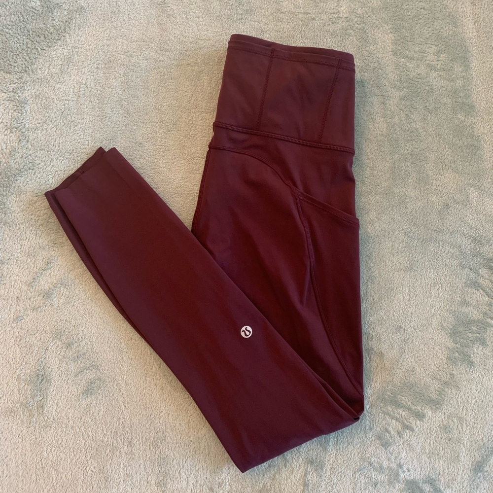 Lululemon Fast and Free HR Tight 25” (Cassis)